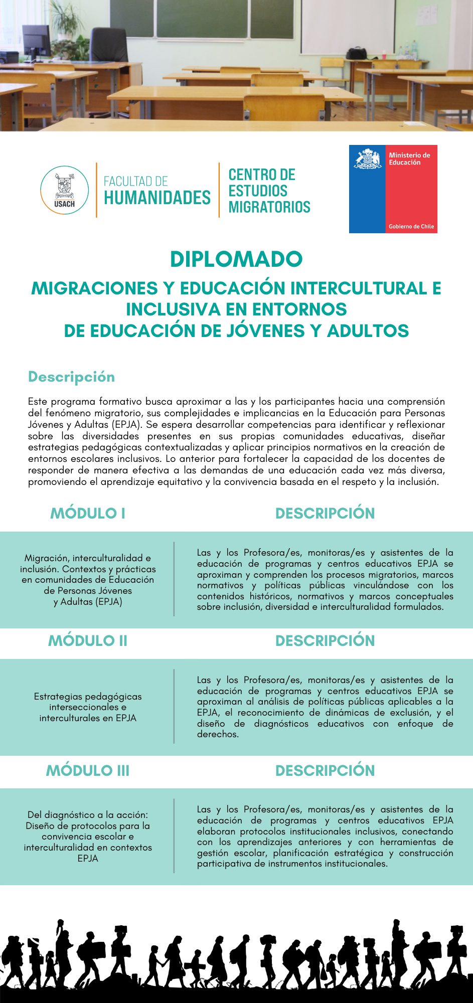 Diplomado en Migraciones y Educación Intercultural e Inclusiva en Entornos de Educación de Jóvenes y Adultos