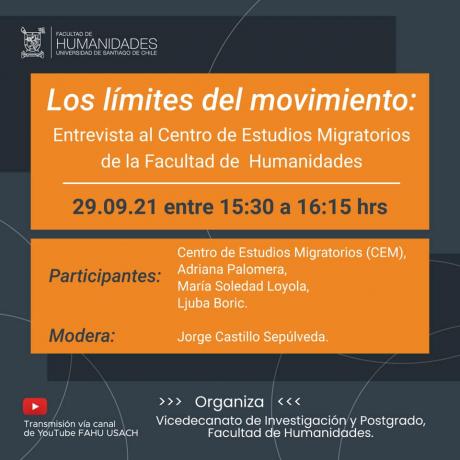 Los límites del movimiento · Entrevista al Centro de Estudios Migratorios de la Facultad de Humanidades