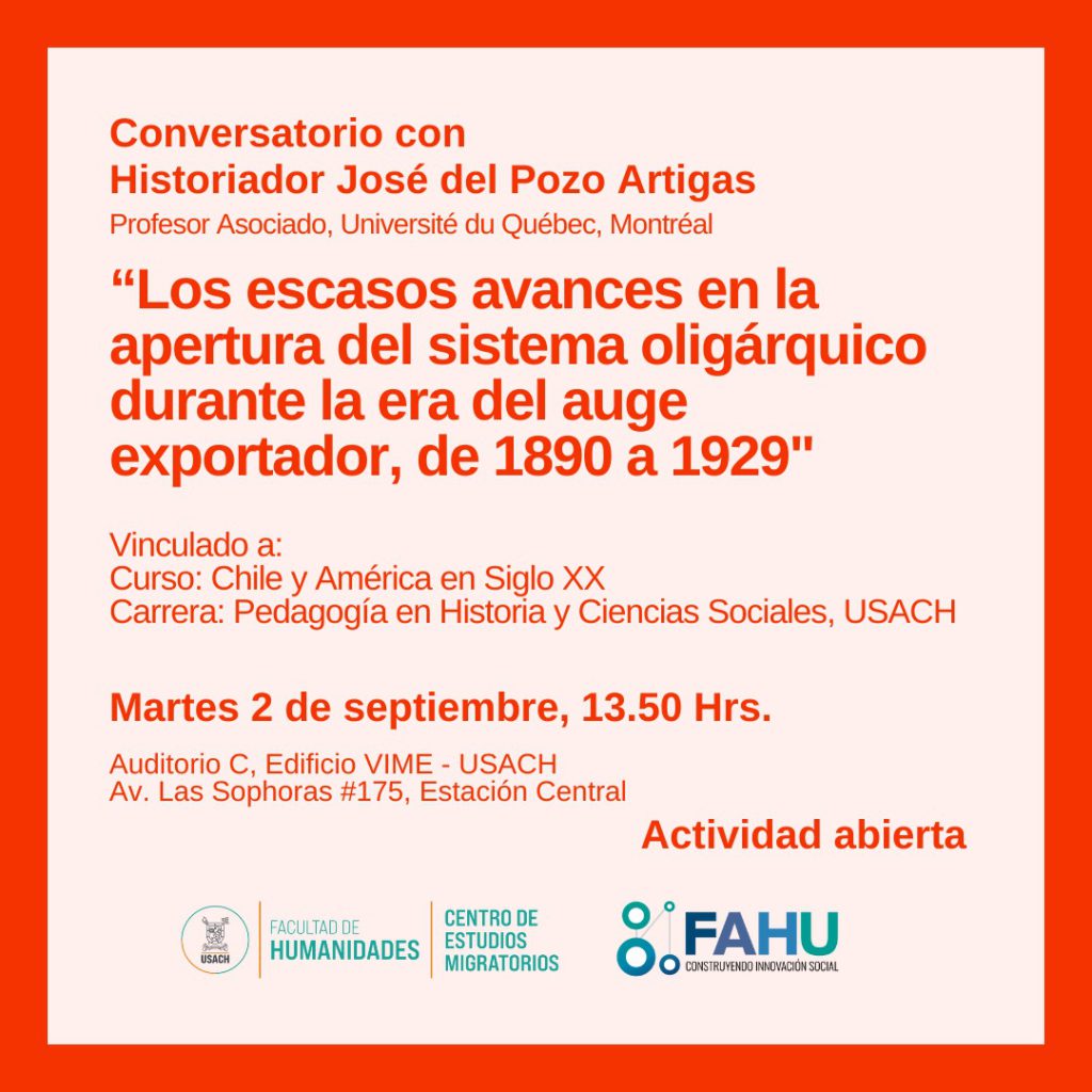 Conversatorio junto al Historiador José del Pozo