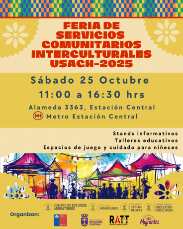 Próxima Feria de Servicios Comunitarios Interculturales USACH 2025