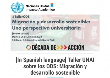 Investigadores del Centro de Estudios Migratorios Usach serán ponentes en Taller sobre los ODS de la ONU