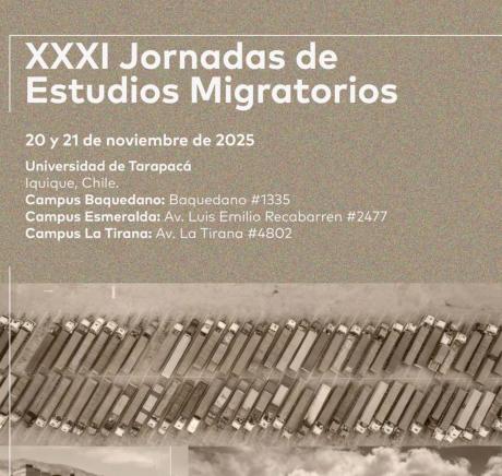 Nov 20 y 21 · Equipo CEM participa en las XXXI Jornadas de Estudios Migratorios en Iquique