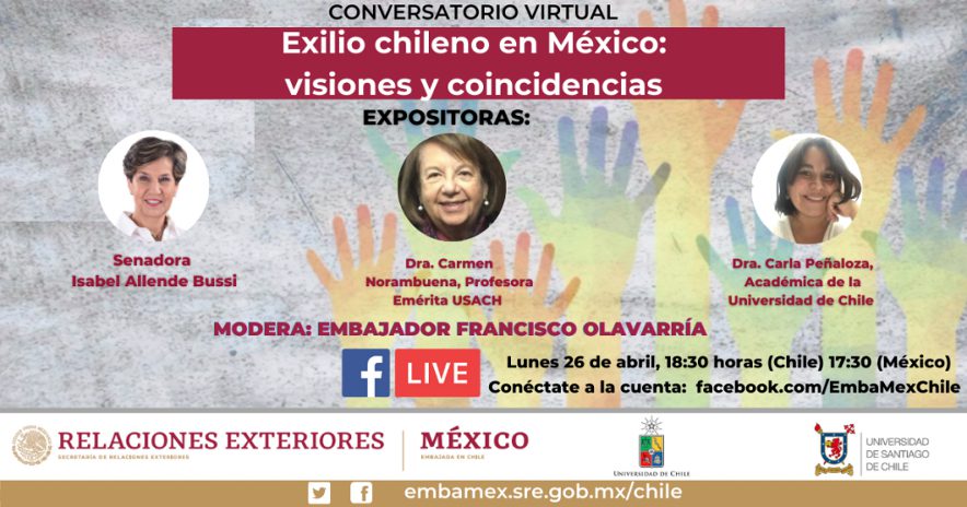 Conversatorio · Exilio chileno en México. Visiones y coincidencias.