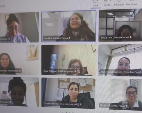 Dra. Lucía Castillo se reúne con equipo JUNJI en el marco de Proyecto DICYT Creación · La fuerza del amor de madre